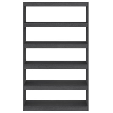 vidaXL Βιβλιοθήκη/Διαχωριστικό Χώρου Γκρι 100x30x167,5cm Ξύλο Πεύκου 1 τεμ.