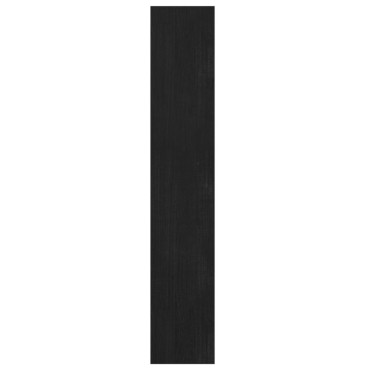 vidaXL Βιβλιοθήκη/Διαχωριστικό Χώρου Μαύρο 100x30x167,5cm Ξύλο Πεύκου 1 τεμ.
