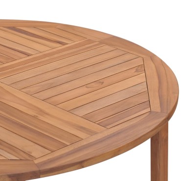 vidaXL Τραπεζαρία Κήπου 110x75cm από Μασίφ Ξύλο Teak 1 τεμ.
