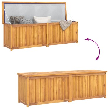 vidaXL Μπαούλο Κήπου 175x50x55cm από Μασίφ Ξύλο Teak 1 τεμ.