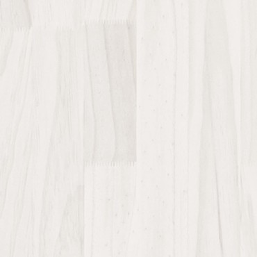 vidaXL Βιβλιοθήκη με 4 Ράφια Λευκή 100x30x140cm από Μασίφ Ξύλο Πεύκου 1 τεμ.