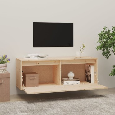 vidaXL Ντουλάπι Τοίχου 100x30x35cm από Μασίφ Ξύλο Πεύκου 1 τεμ.