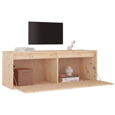 vidaXL Ντουλάπι Τοίχου 100x30x35cm από Μασίφ Ξύλο Πεύκου 1 τεμ.