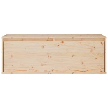 vidaXL Ντουλάπι Τοίχου 100x30x35cm από Μασίφ Ξύλο Πεύκου 1 τεμ.