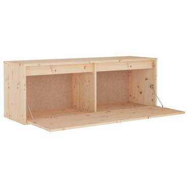 vidaXL Ντουλάπι Τοίχου 100x30x35cm από Μασίφ Ξύλο Πεύκου 1 τεμ.