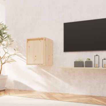 vidaXL Ντουλάπι Τοίχου 30x30x40cm από Μασίφ Ξύλο Πεύκου 1 τεμ.