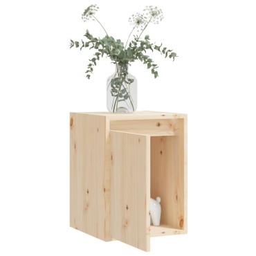 vidaXL Ντουλάπι Τοίχου 30x30x40cm από Μασίφ Ξύλο Πεύκου 1 τεμ.