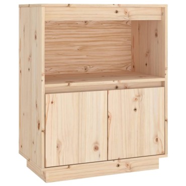 vidaXL Ντουλάπι 60x34x75cm από Μασίφ Ξύλο Πεύκου 1 τεμ.