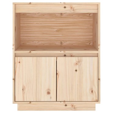 vidaXL Ντουλάπι 60x34x75cm από Μασίφ Ξύλο Πεύκου 1 τεμ.