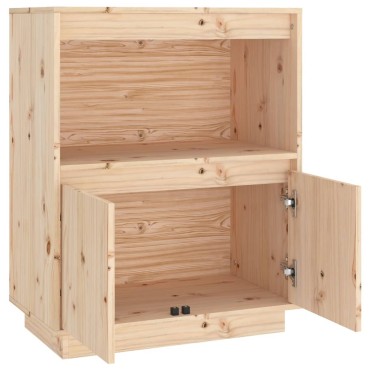 vidaXL Ντουλάπι 60x34x75cm από Μασίφ Ξύλο Πεύκου 1 τεμ.