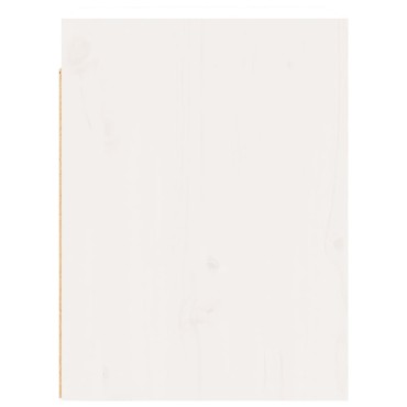 vidaXL Ντουλάπια Τοίχου 2 τεμ. Λευκά 30x30x40cm Μασίφ Ξύλο Πεύκου