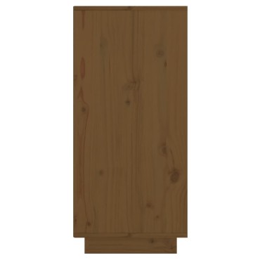 vidaXL Ντουλάπι Καφέ Μελί 60x34x75cm από Μασίφ Ξύλο Πεύκου 1 τεμ.