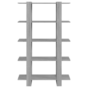 vidaXL Βιβλιοθήκη/Διαχωριστικό Χώρου Γκρι Sonoma 100x30x160cm 1 τεμ.