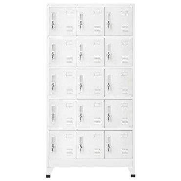 vidaXL Φοριαμός Ανοιχτό Γκρι 90x40x180cm Ατσάλινος 1 τεμ.