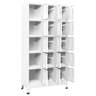 vidaXL Φοριαμός Ανοιχτό Γκρι 90x40x180cm Ατσάλινος 1 τεμ.