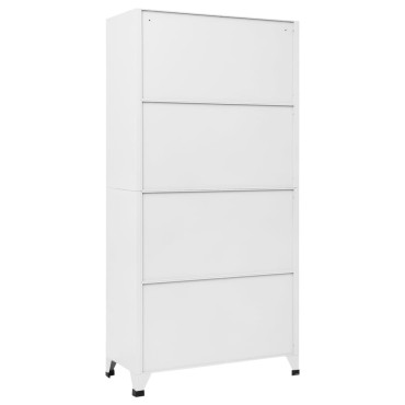 vidaXL Φοριαμός Ανοιχτό Γκρι 90x40x180cm Ατσάλινος 1 τεμ.