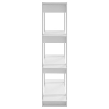 vidaXL Βιβλιοθήκη/Διαχωριστικό Χώρου Λευκό 100x30x123,5cm 1 τεμ.