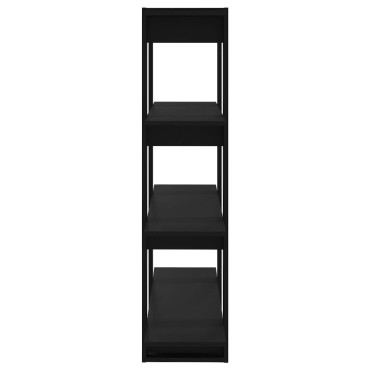 vidaXL Βιβλιοθήκη/Διαχωριστικό Χώρου Μαύρο 100x30x123,5cm 1 τεμ.