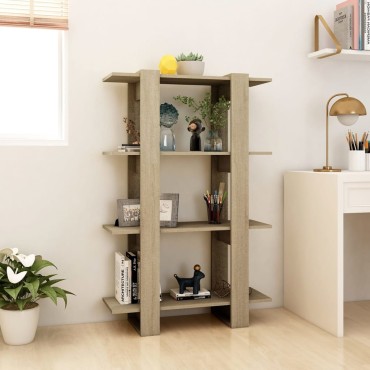 vidaXL Βιβλιοθήκη/Διαχωριστικό Χώρου Sonoma Δρυς 80x30x123,5cm 1 τεμ.