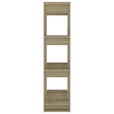 vidaXL Βιβλιοθήκη/Διαχωριστικό Χώρου Sonoma Δρυς 80x30x123,5cm 1 τεμ.