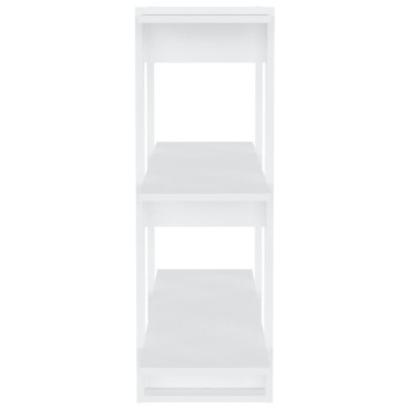 vidaXL Βιβλιοθήκη/Διαχωριστικό Χώρου Λευκό 80x30x87cm 1 τεμ.