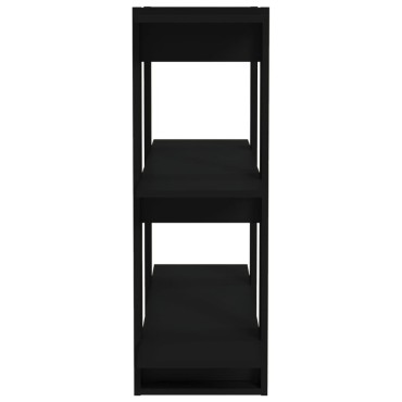 vidaXL Βιβλιοθήκη/Διαχωριστικό Χώρου Μαύρο 80x30x87cm 1 τεμ.