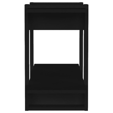 vidaXL Βιβλιοθήκη/Διαχωριστικό Χώρου Μαύρο 80x30x51cm 1 τεμ.