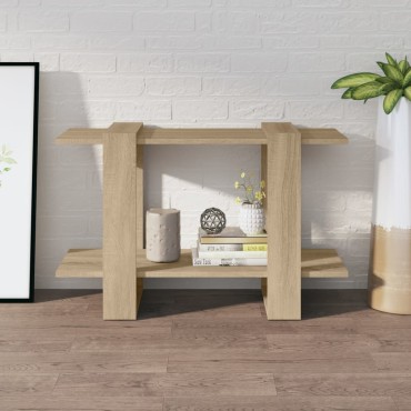 vidaXL Βιβλιοθήκη/Διαχωριστικό Χώρου Sonoma Δρυς 80x30x51cm 1 τεμ.