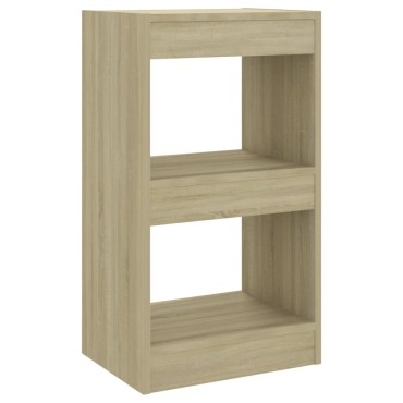 vidaXL Βιβλιοθήκη/Διαχωριστικό Χώρου Sonoma Δρυς 40x30x72cm 1 τεμ.