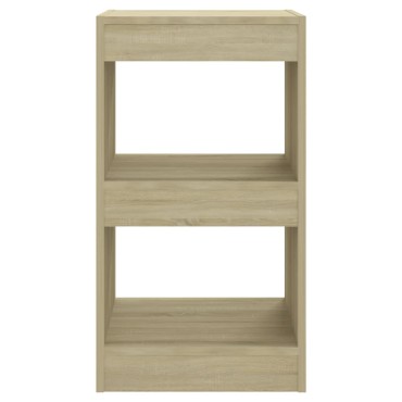 vidaXL Βιβλιοθήκη/Διαχωριστικό Χώρου Sonoma Δρυς 40x30x72cm 1 τεμ.