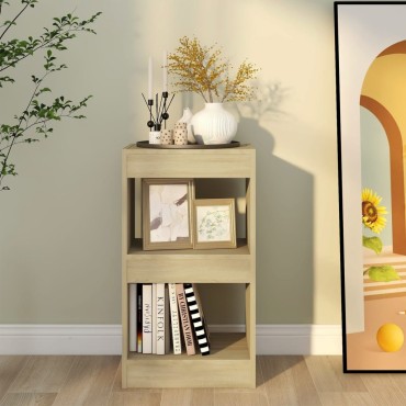vidaXL Βιβλιοθήκη/Διαχωριστικό Χώρου Sonoma Δρυς 40x30x72cm 1 τεμ.