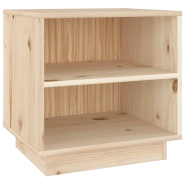 vidaXL Κομοδίνα 2 τεμ. 40x34x40cm από Μασίφ Ξύλο Πεύκου