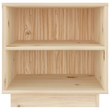 vidaXL Κομοδίνα 2 τεμ. 40x34x40cm από Μασίφ Ξύλο Πεύκου