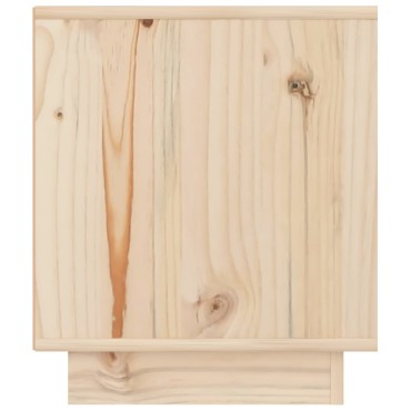 vidaXL Κομοδίνα 2 τεμ. 40x34x40cm από Μασίφ Ξύλο Πεύκου