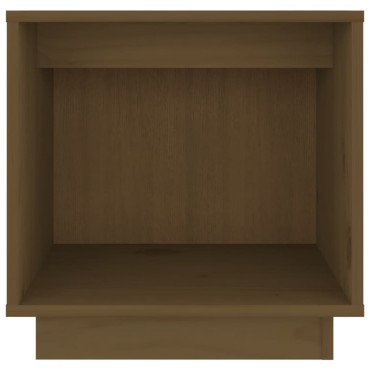 vidaXL Κομοδίνο Καφέ Μελί 40x30x40cm από Μασίφ Ξύλο Πεύκου 1 τεμ.
