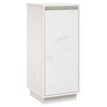 vidaXL Ντουλάπι Λευκό 31,5x34x75cm από Μασίφ Ξύλο Πεύκου 1 τεμ.