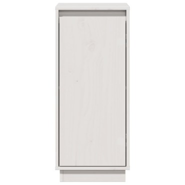 vidaXL Ντουλάπι Λευκό 31,5x34x75cm από Μασίφ Ξύλο Πεύκου 1 τεμ.