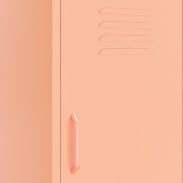 vidaXL Ντουλάπι Αποθήκευσης Ροζ 42,5x35x101,5cm από Ατσάλι 1 τεμ.