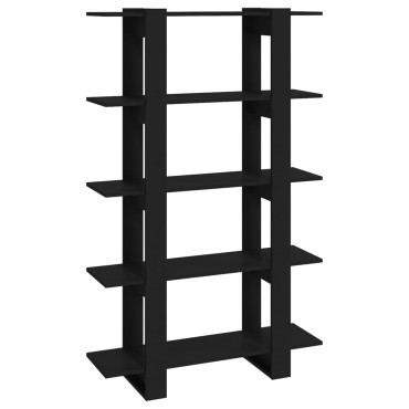 vidaXL Βιβλιοθήκη/Διαχωριστικό Χώρου Μαύρο 100x30x160cm 1 τεμ.