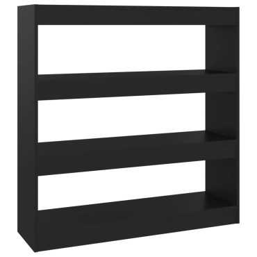 vidaXL Βιβλιοθήκη/Διαχωριστικό Χώρου Μαύρο 100x30x103cm 1 τεμ.