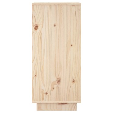 vidaXL Ντουλάπια 2 τεμ. 31,5x34x75cm από Μασίφ Ξύλο Πεύκου