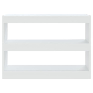 vidaXL Βιβλιοθήκη/Διαχωριστικό Χώρου Λευκό 100x30x72cm 1 τεμ.