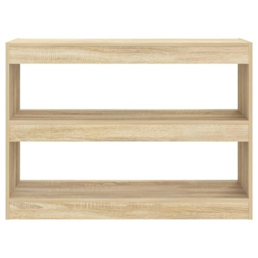 vidaXL Βιβλιοθήκη/Διαχωριστικό Χώρου Sonoma Δρυς 100x30x72cm 1 τεμ.