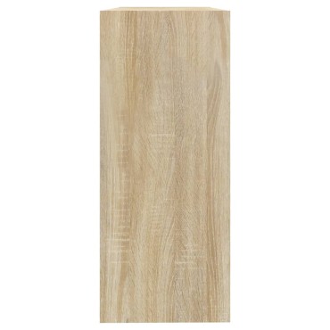 vidaXL Βιβλιοθήκη/Διαχωριστικό Χώρου Sonoma Δρυς 100x30x72cm 1 τεμ.