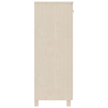 vidaXL Παπουτσοθήκη HAMAR Καφέ Μελί 85x40x108cm Μασίφ Ξύλο Πεύκου