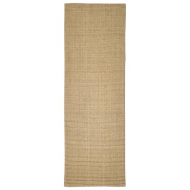 vidaXL Χαλί 66x200cm από Φυσικό Σιζάλ