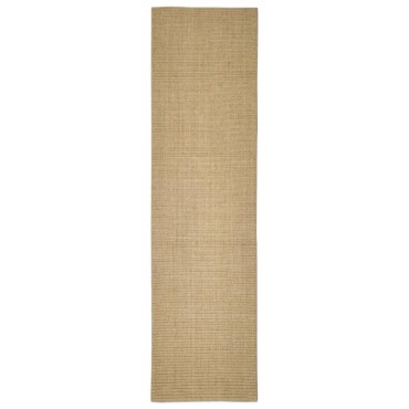 vidaXL Χαλί 66x250cm από Φυσικό Σιζάλ