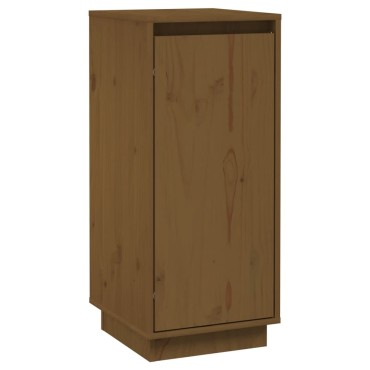 vidaXL Ντουλάπι Καφέ Μελί 31,5x34x75cm από Μασίφ Ξύλο Πεύκου 1 τεμ.