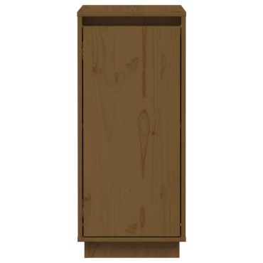 vidaXL Ντουλάπι Καφέ Μελί 31,5x34x75cm από Μασίφ Ξύλο Πεύκου 1 τεμ.