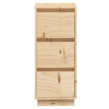 vidaXL Ντουλάπι 32x34x75cm από Μασίφ Ξύλο Πεύκου 1 τεμ.